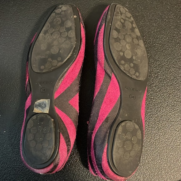 Jimmy Choo flats, pink & black zebra print, 38 - Picture 4 of 5